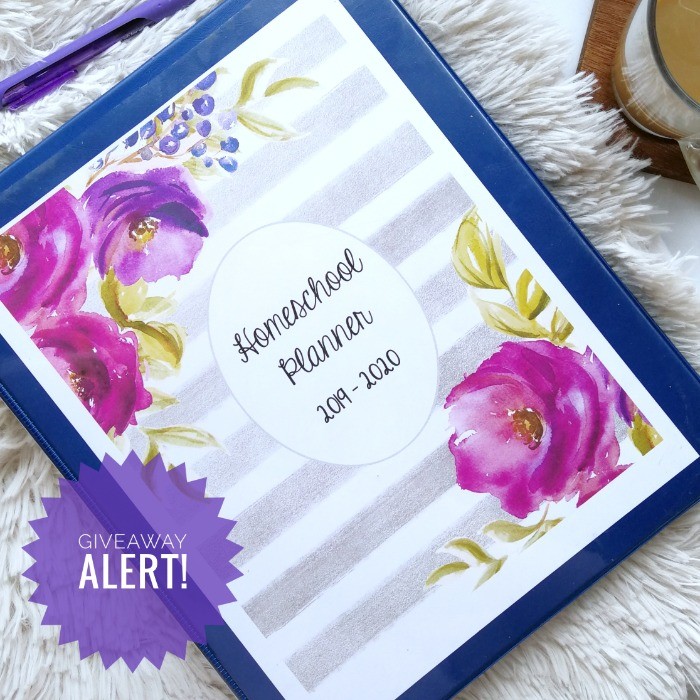 Customized Homeschool Planner by One Stop Planner Shop Giveaway 